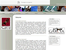 Tablet Screenshot of garciainfosys.com